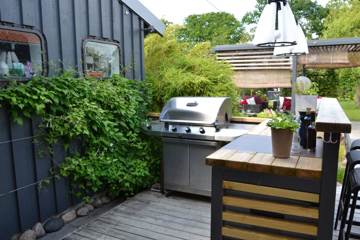 buitenkeuken in de tuin